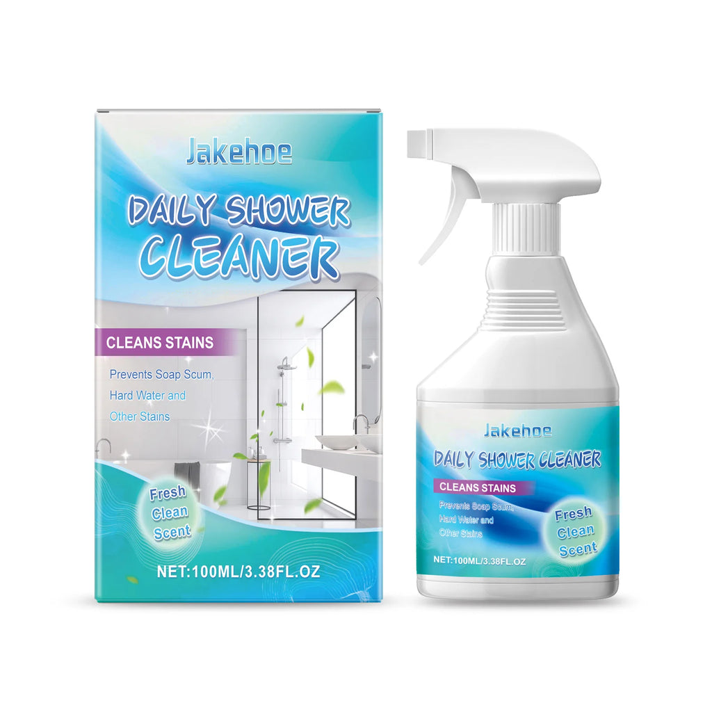 Bathrooms Cleaning Agent Strongly Removing Stubborn Stains Limescale Restore Shines No Residual Refresh Air Daily Shower Cleaner