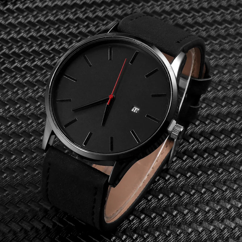 Relogio Masculino Sports Men's Wristwatches Leather Male Clock Minimalistic Watches Famle Quartz Simple Designer Reloj Hombre