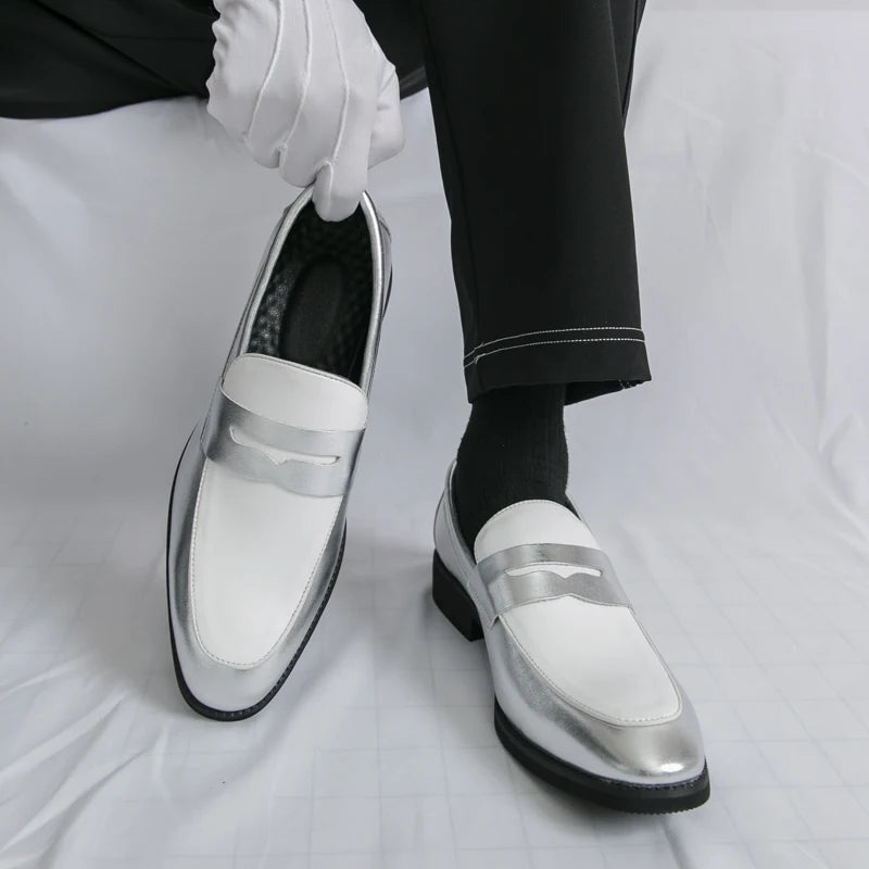 Men Shoes for Wedding Moccasins 2025 New Loafers for Men Breathable Man Slip on Flats Leisure Walk Driving Shoes Walking Shoes