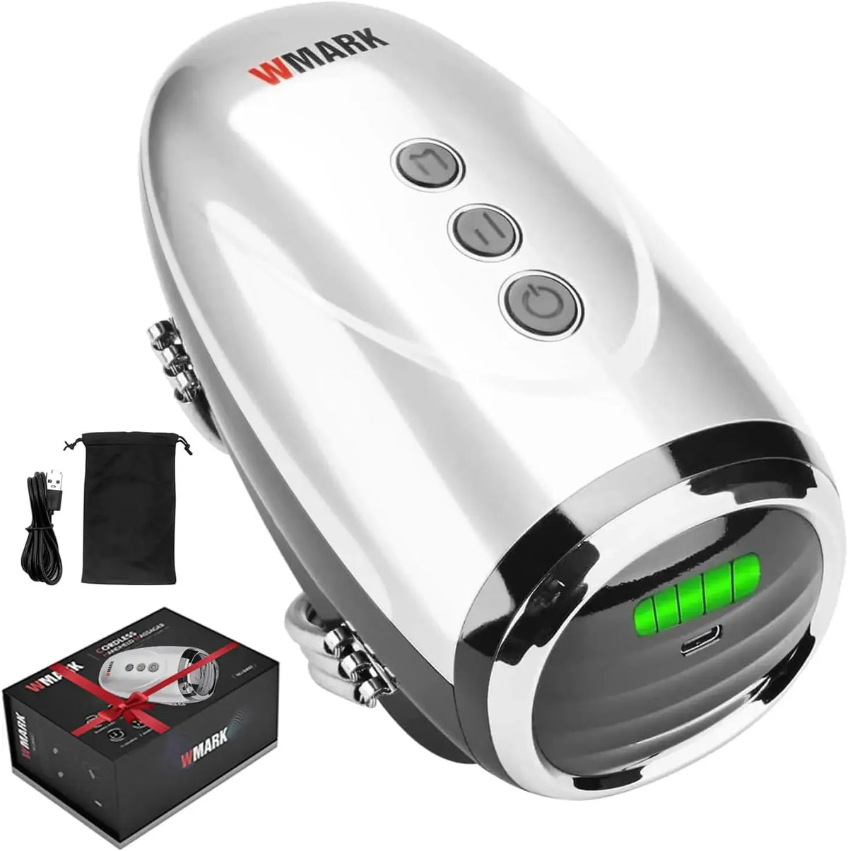 Professional Haircut Massager/Cordless Handheld Massager, Vibration Neck/Legs/Hands/face Massager, 2 Massage nodes 2600AMH
