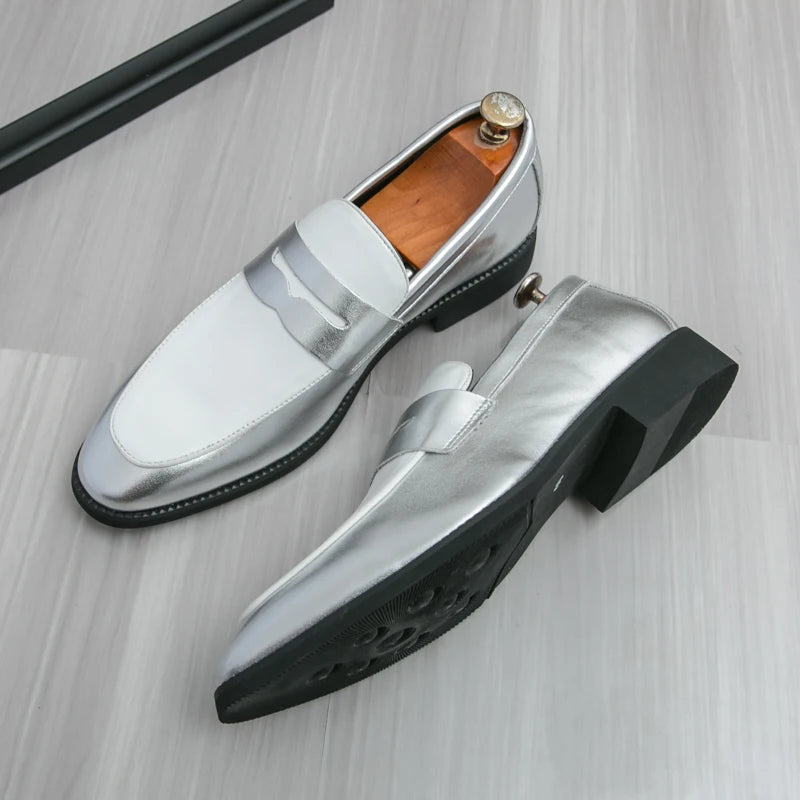Men Shoes for Wedding Moccasins 2025 New Loafers for Men Breathable Man Slip on Flats Leisure Walk Driving Shoes Walking Shoes