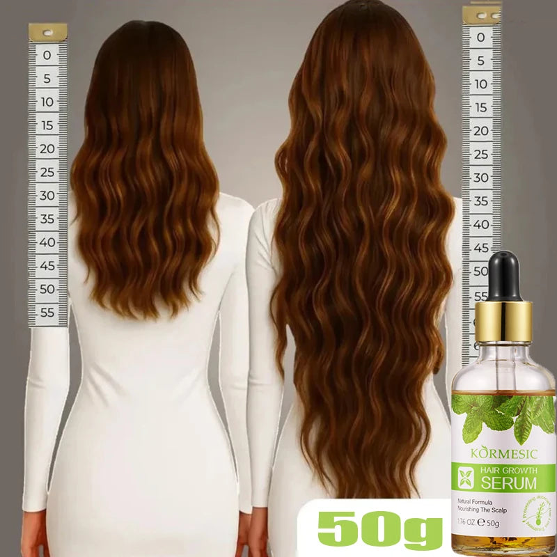 Rosemary Hair Growth Serum Prevention Hair Loss Nourishes Scalp Fast Longer Thick Hair Moisturizing Hair Care Oil Men Women 50g