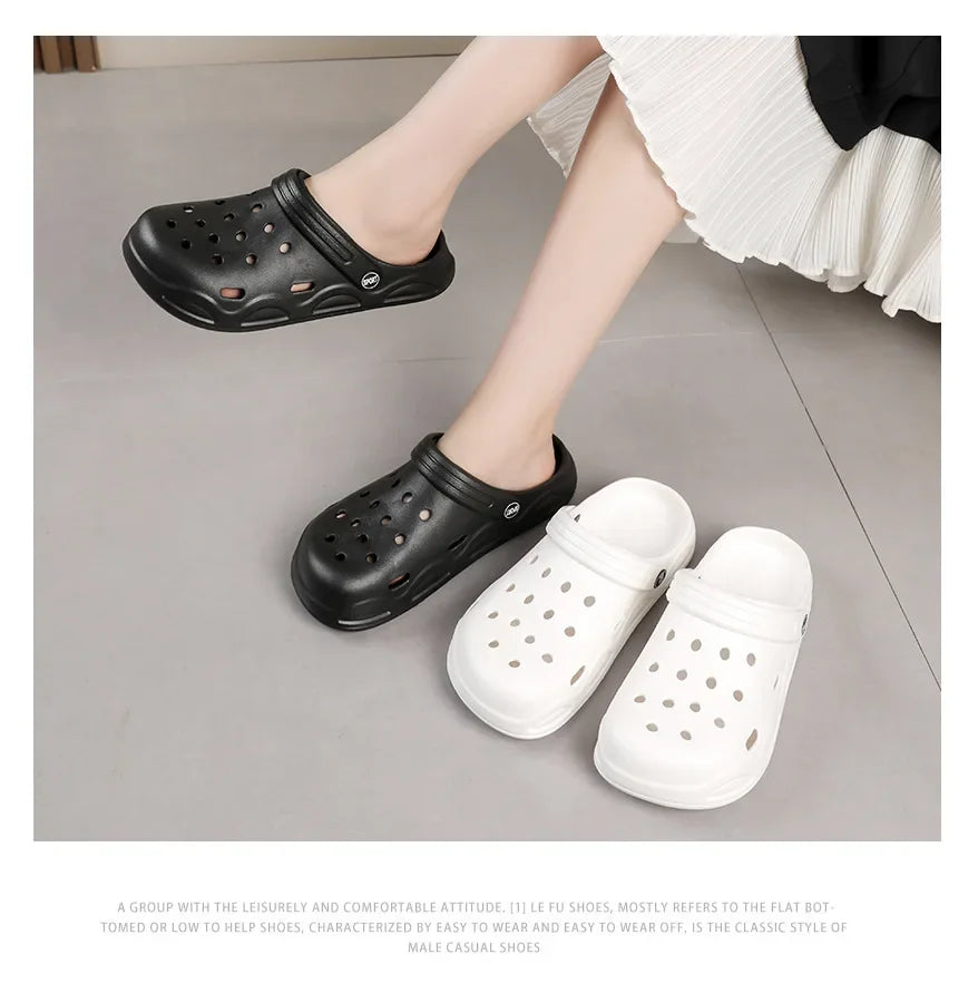 Fashion Sandals Waterproof Slippers Women men Shoes Summer Outdoor Slides Soft Sole Garden Shoes Indoor Nursing Clogs Sandals