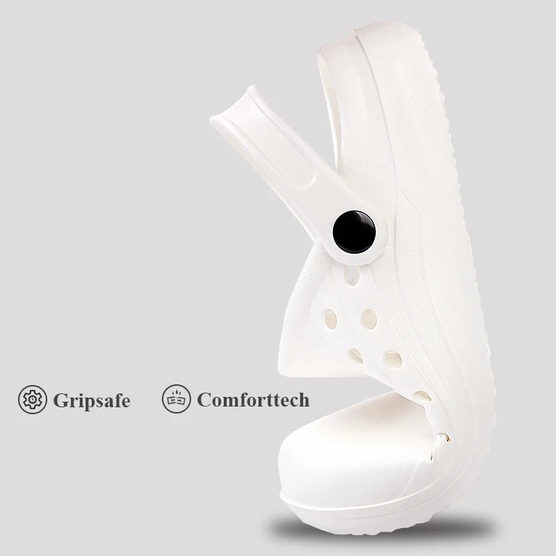 Unisex Scrub Clogs Nurse Medical Shoes EVA Ultra Light Anti Slip On Hospital Doctor Slippers Sandal Nursing Clog X06