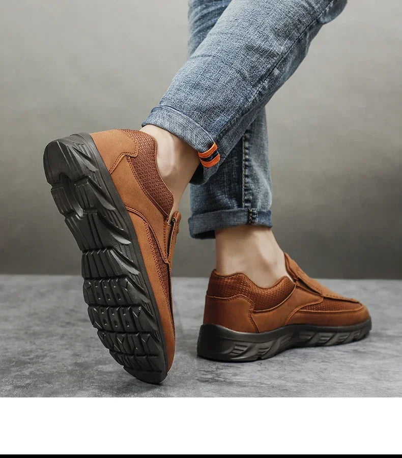 Men Walking Shoes Loafers Sneakers men 2024 New Fashion Handmade Retro Leisure Loafers Shoes Zapatos Casuales Hombres Men Shoes