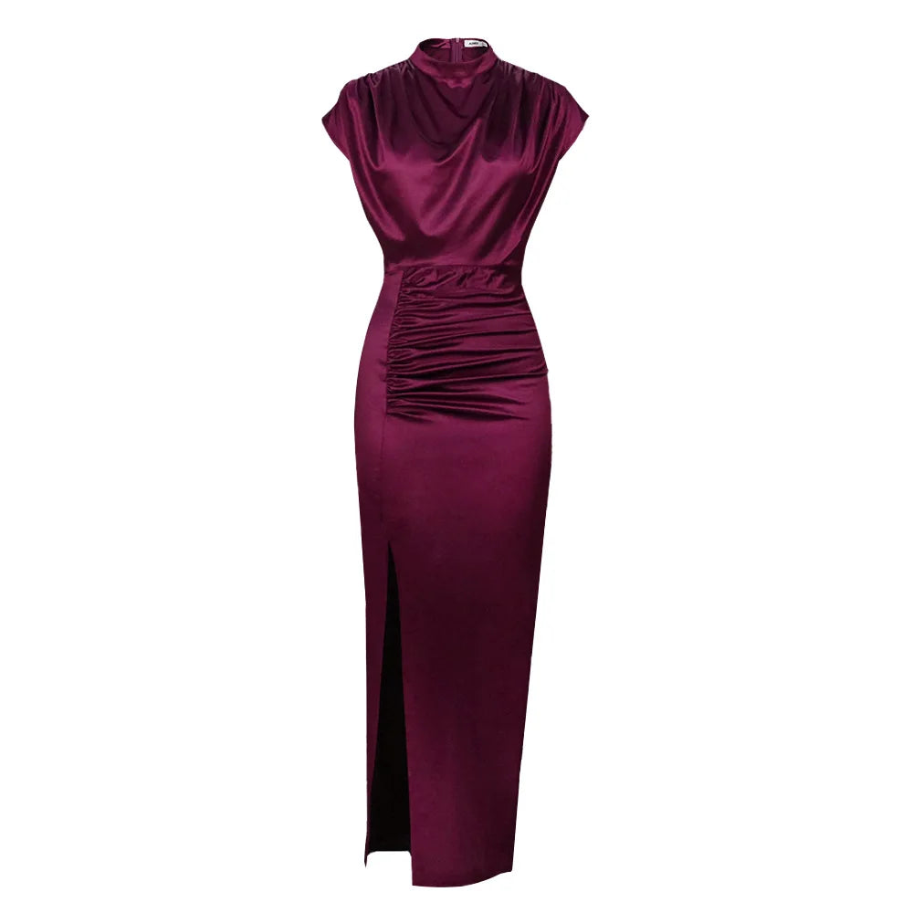 women's casual dresses draped fashion Woman clothes long wedding summer prom female evening dresses elegant party dresses hxy306