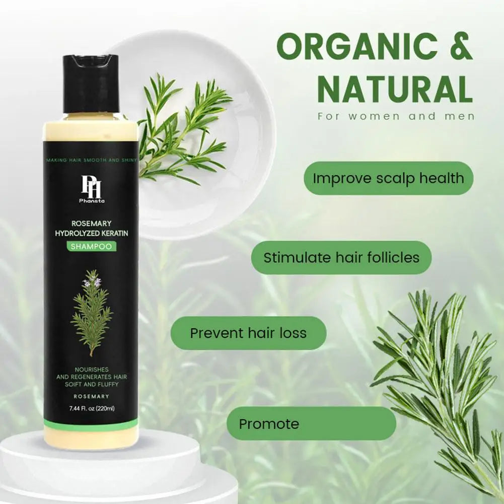 1/2pcs Rosemary Hair Shampoo Volumizing and Thickening Strengthening and Oil Control Nourishes and Repairs Hair Oil Adds Volume