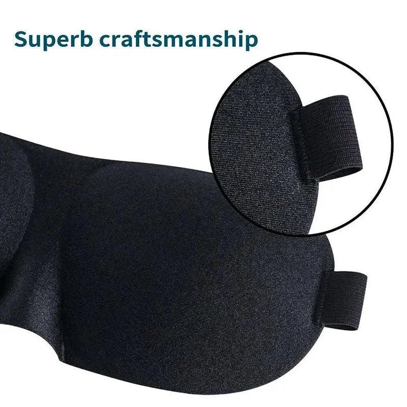 Eye Mask for Sleeping 3D Contoured Cup Blindfold Concave Molded Night Sleep Mask Block Out Light with Women Men