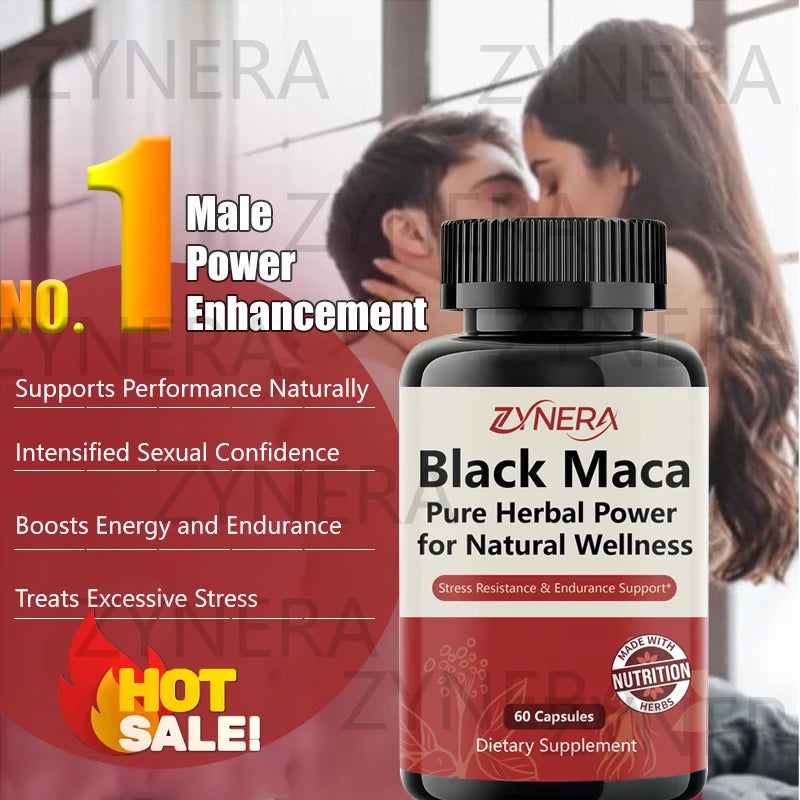 Natural Best Male Enhancing Capsules Maca Long Lasting Powerful Supplement Pill For Men Performance Support Men Healthy Energy