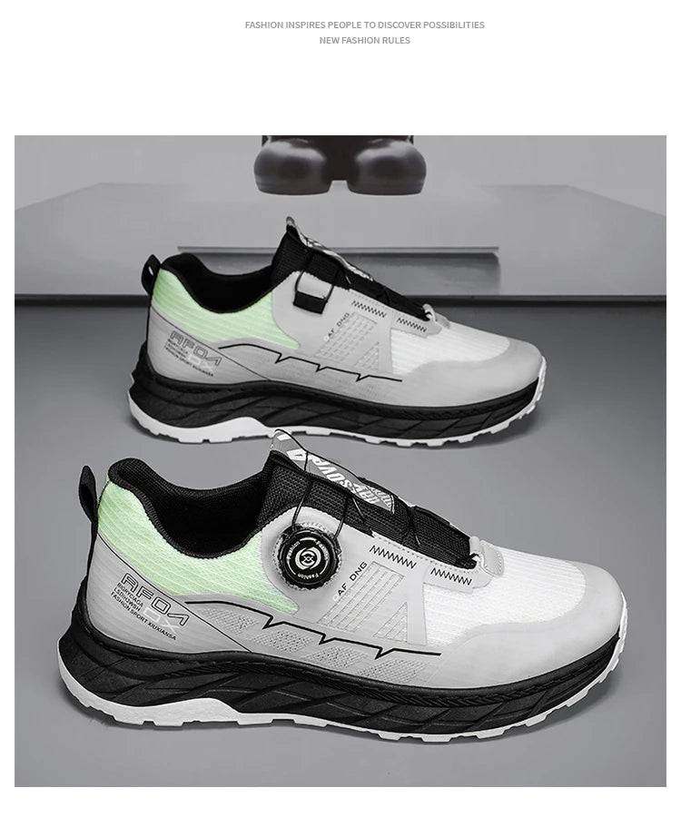 2026 new men's shoes work sports shoes fashionable casual shoes comfortable multi-functional low top shoes outdoor hiking shoes
