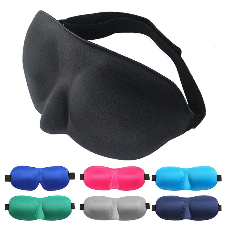 Eye Mask for Sleeping 3D Contoured Cup Blindfold Concave Molded Night Sleep Mask Block Out Light with Women Men