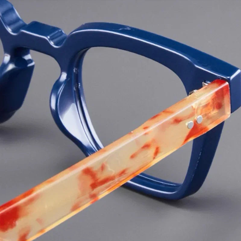 Men Square Reading Glasses Anti Blue Light Eyewear Trend Ultra-lightweight Round Frame Women Presbyopic Eyeglasses Frame Unisex