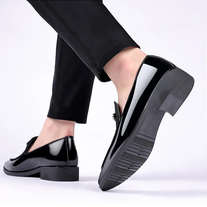 Men's Dress Shoes Luxury Mens Formal Leather Shoes Luxury Business Casual Shoes for Men Loafers Large Size 48 Zapatos De Hombre