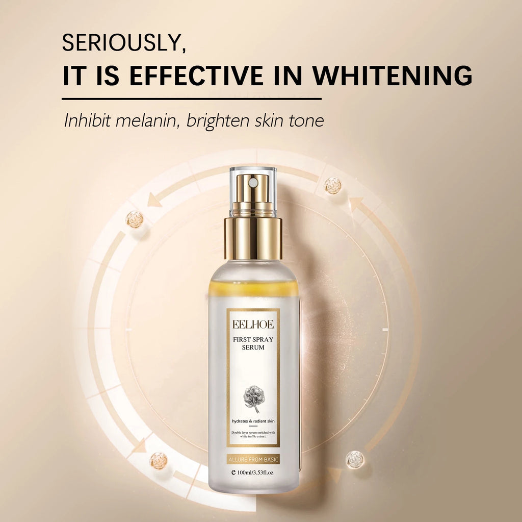 Facial Serum White Truffle Moisturizing Spray Melanin Correcting Glow Serum Fade Dark Spot Shrink Pores Brightening Skin Care