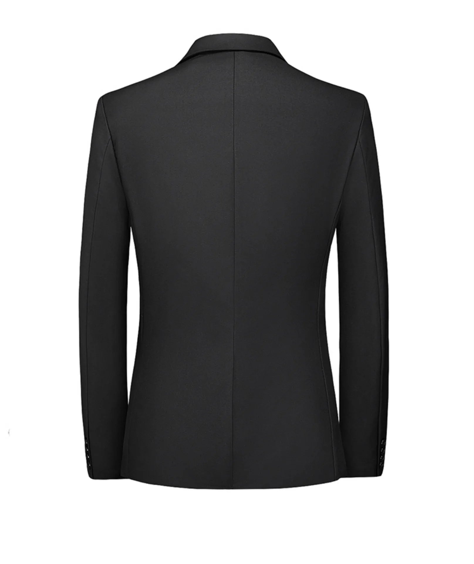 Mens Suit Set Two Piece Business Formal Wear Korean Slim Fit Groom Groomsmen Wedding Tuxedo