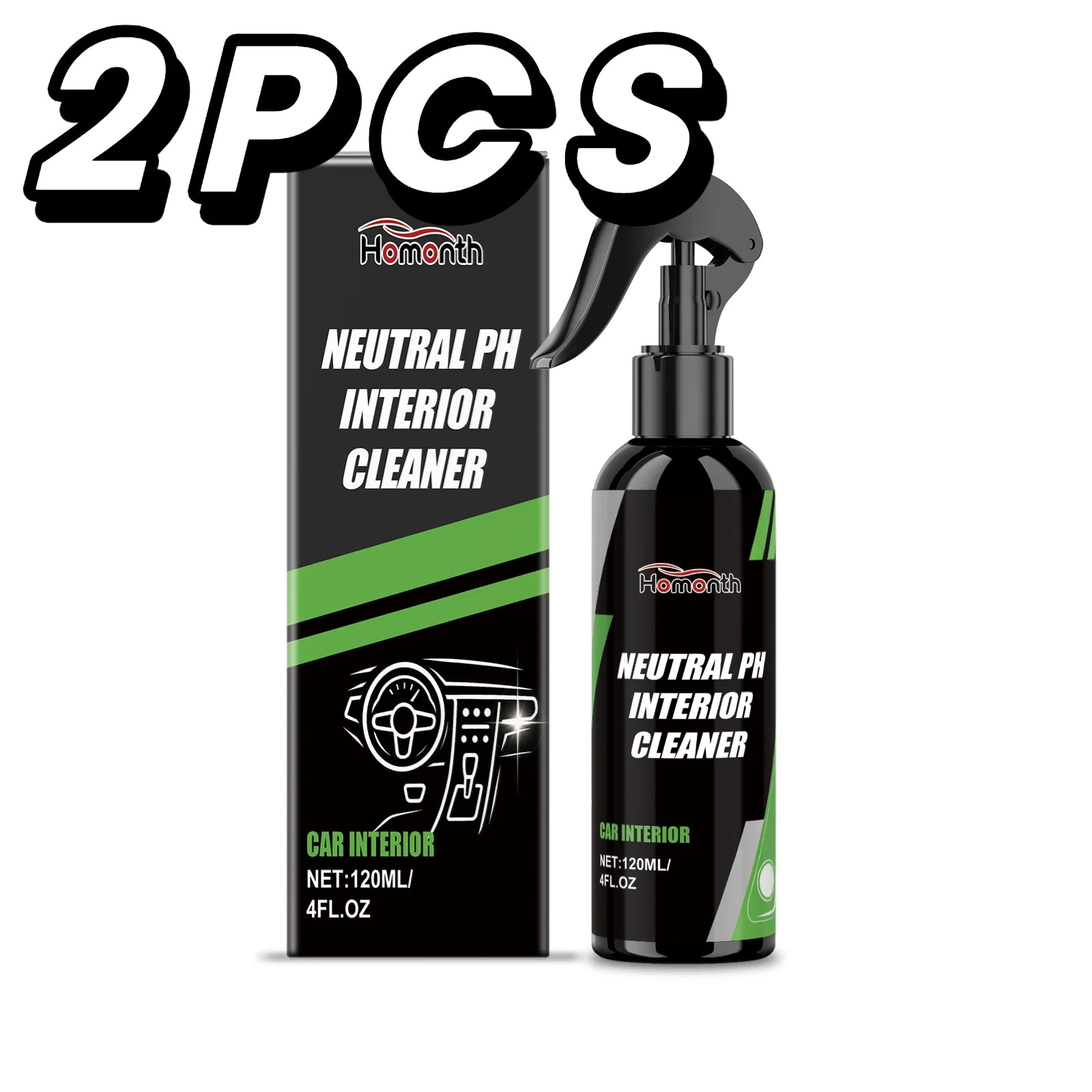 Car Interior Cleaner Agent Ceiling Cleaner Leather Flannel Woven Fabric Water Free Multipurpose Auto Dash Cleaning Tool