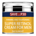 Men's Face Cream Moisturizer Anti Aging Cream For Men, Collagen, Retinol & Hyaluronic Acid Day & Night Cream Anti Wrinkle Facial