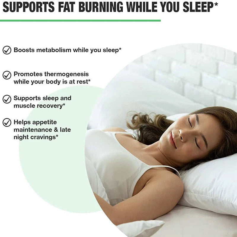 Nighttime Fat Burner - Helps promote metabolic cleansing, inhibits fat accumulation, and appetite control during sleep
