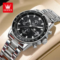 OLEVS Top Men's Watches Luxury Waterproof Luminous Classic Quartz Wrist Watch for Men Chronograph STOP WATCH Sports Man Watch