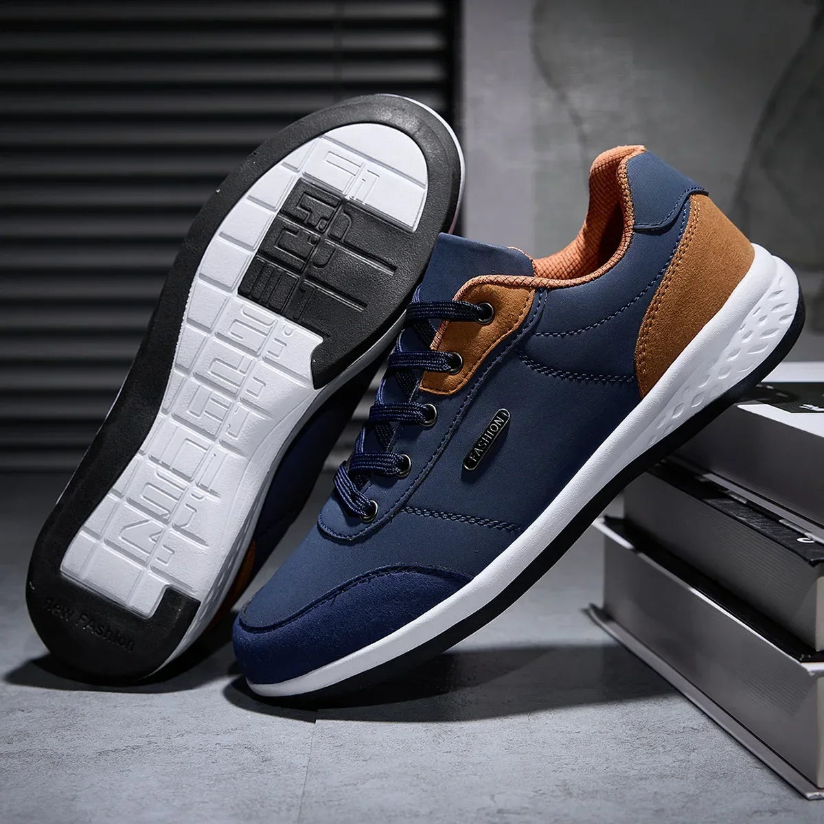 New Men Shoes Spring Autumn Waterproof Walking Sneakers Leisure Male Leather Sports Shoes Non-Slip Footwear Tennis for Men