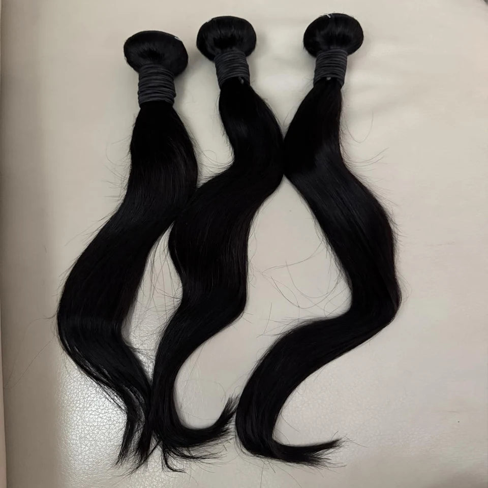 Straight Human Hair Bundles 100% Human Hair 32 40 Inch Bundles Human Hair Extensions Burmese Raw Human Hair 1/2/3/4 Bundles