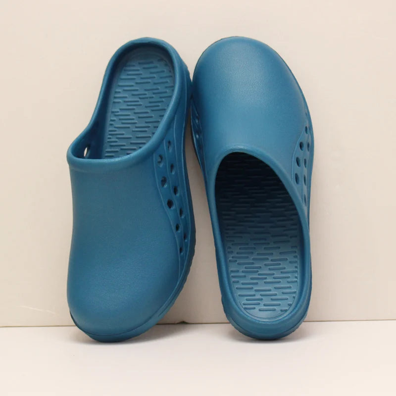 Unisex Scrub Clogs Nurse Medical Shoes EVA Ultra Light Anti Slip On Hospital Doctor Slippers Sandal Nursing Clog X06