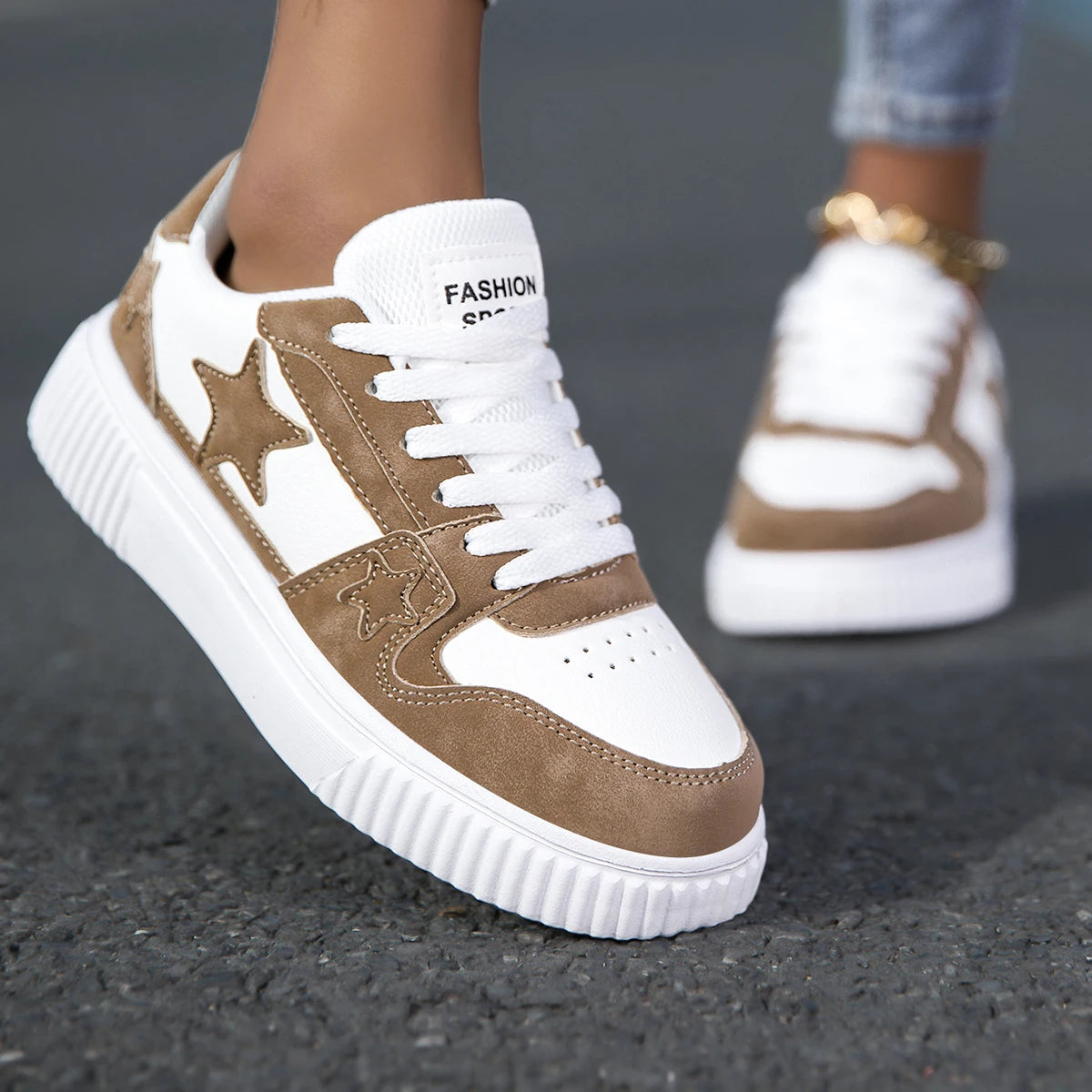 YRZL Unisex Sneakers Non-Slip Platform Shoes Lightweight Walking Shoe Comfortable Women's Casual Vulcanized Shoes Men's Sneakers