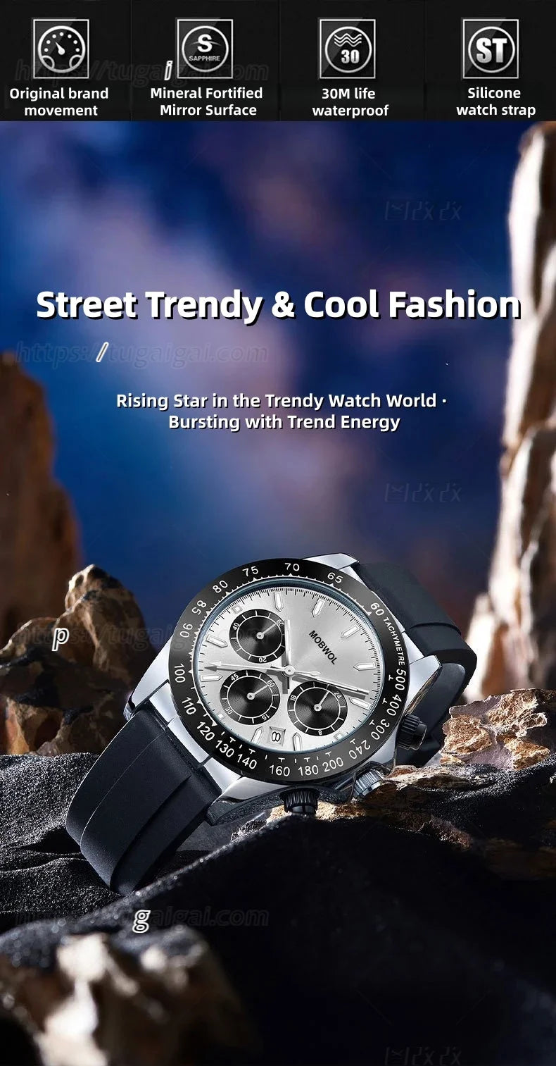 THE ART OF TIME CONDENSED INSTYLISH MEN' S WATCHES