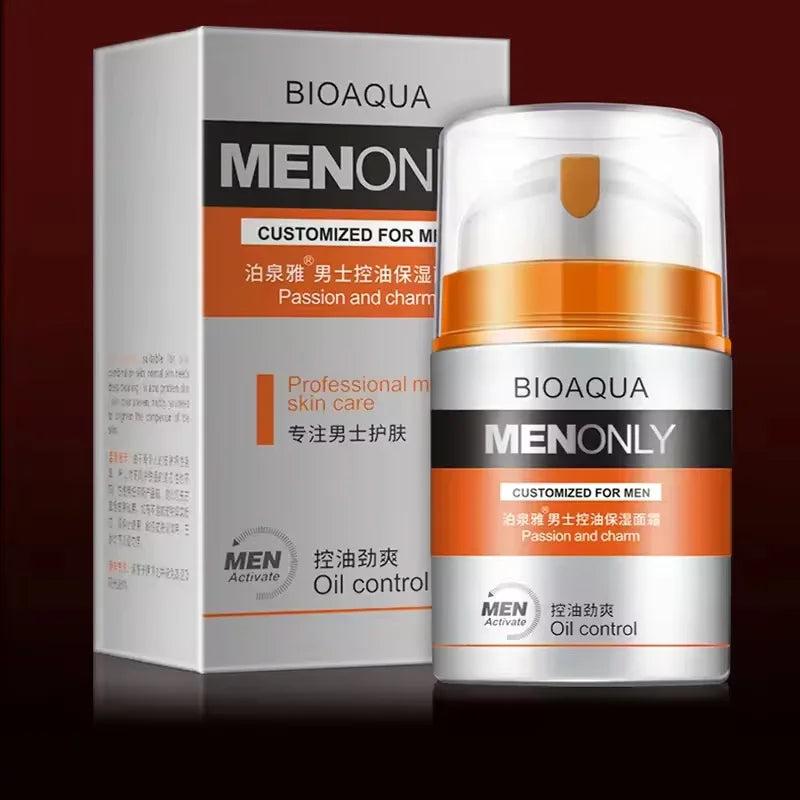 Men's Oil Control and Moisturizing Face Cream Hydrating Anti-Aging Smooth Wrinkles Shrink Pores Whitening Facial Men Skin Care