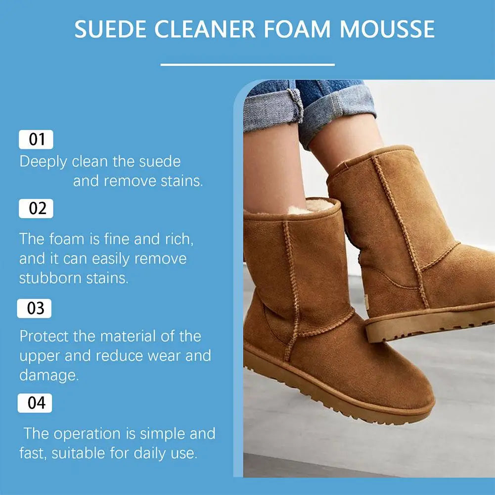Cleaning Dirt Suede Cleaner Set Gentle Non-damaging Resists Fading Deformation Cleaner Set for All Suede Products Cleaner Set