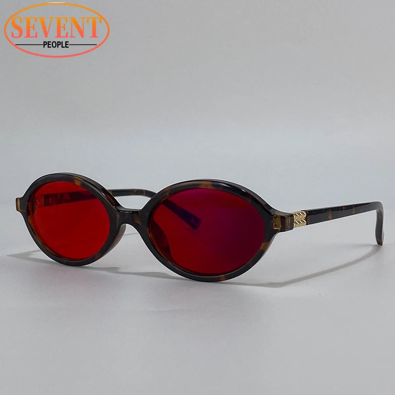 Anti Blue Light Oval Glasses For Better Sleep Men 2026 Red Tinted Lenses Computer Gaming Change Color Sunglasses Shades UV400
