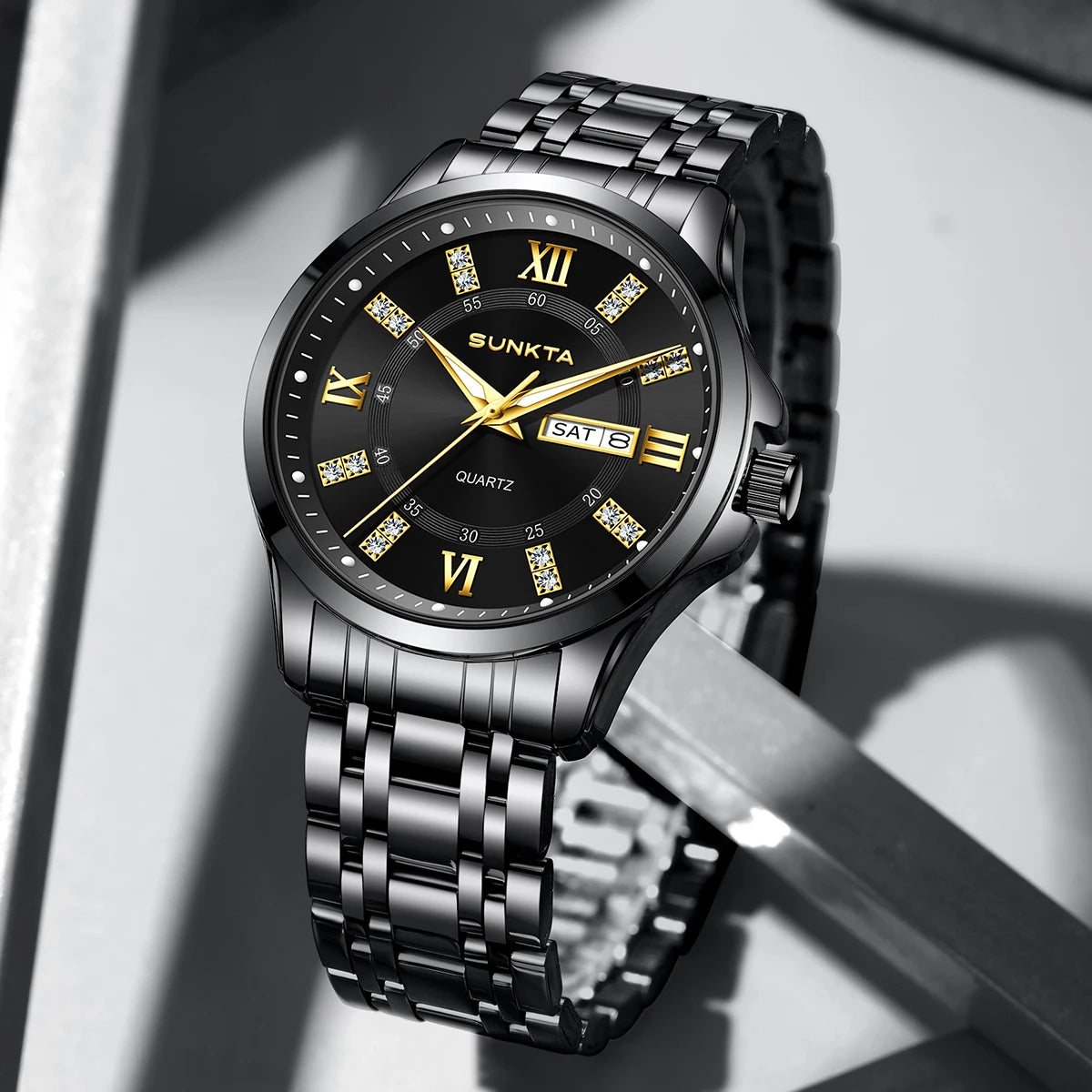 LIGE Men's Watches Top Brand Casual Original Wristwatch Waterproof Stainless Steel Scratch-Resistant Mirror Watch for Man Reloj