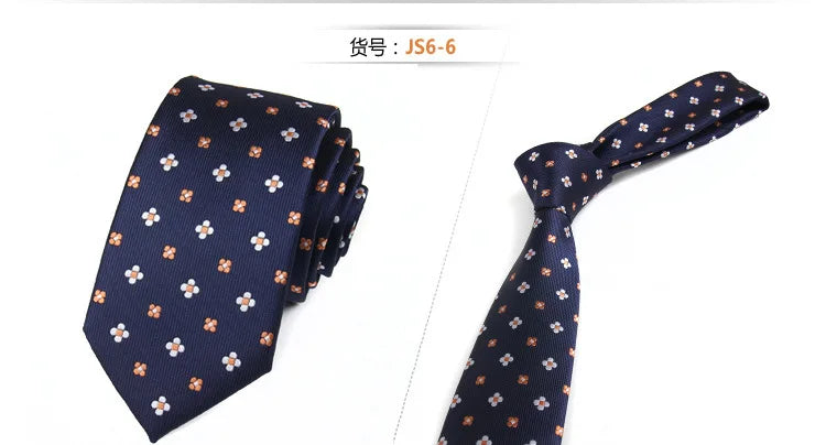 Fashion Ties for Men Accessories 6cm Fashion Business Wedding Classic Silk Tie Blue Black Red Men's Skinny Narrow Retro Necktie