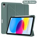 Case for iPad 10th Gen 10.9, For iPad 11th Gen A16 11 Cover, Silicone Slim Protective, with Pencil Holder, Y-Shaped Stand