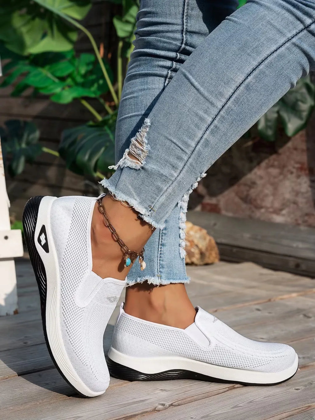 Women's shoes, casual shoes for ladies, with breathable mesh, not tiring to the feet, light and comfortable casual shoes