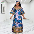 African Dresses For Women Traditional Clothing Embroidery Printed Outfits Bubu Gown Abayas Robe Kaftan Boubou Djellaba 2025 New