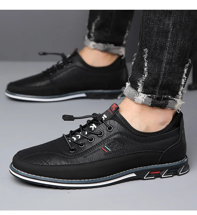 Men Dress Shoes Comfort Business Casual Oxford Shoes Fashion Dress Sneakers Office Working Walking Premium Leather Derby Shoe