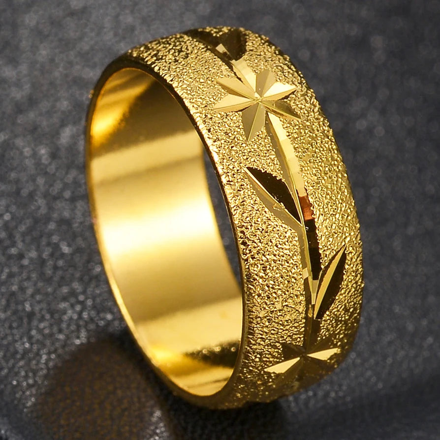 316L Stainless Steel High Quality Ring Simple Matte Fashion Men Wedding Rings Finger Engagement Gift For Women Jewelry