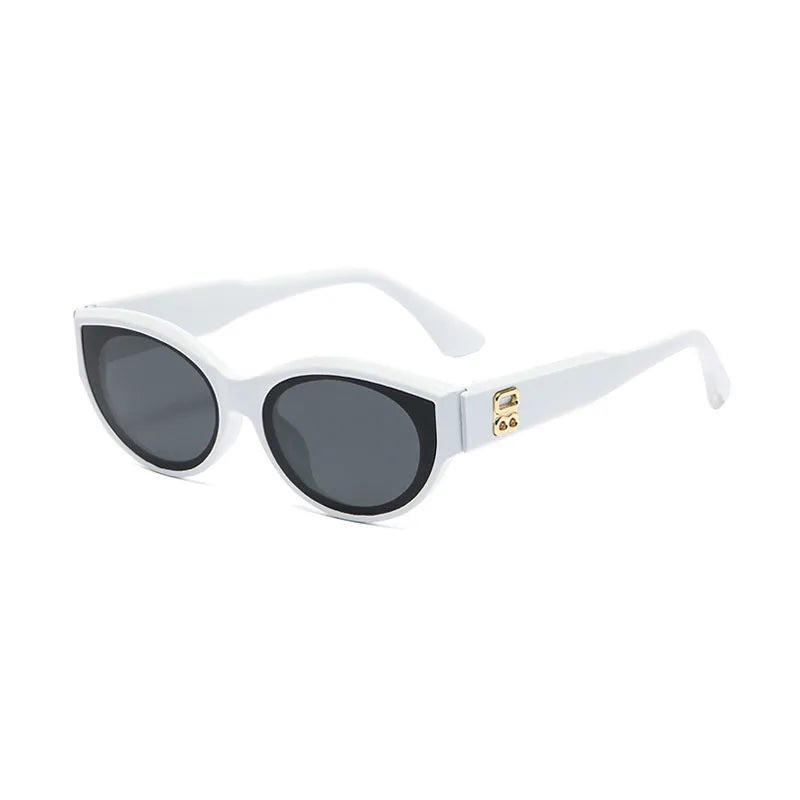 Fashion Cat Eye Sun Glasses for Women Classic Vintage Sunglasses Summer Uv Protection Female Black Eyewear Shades Eyeglasses