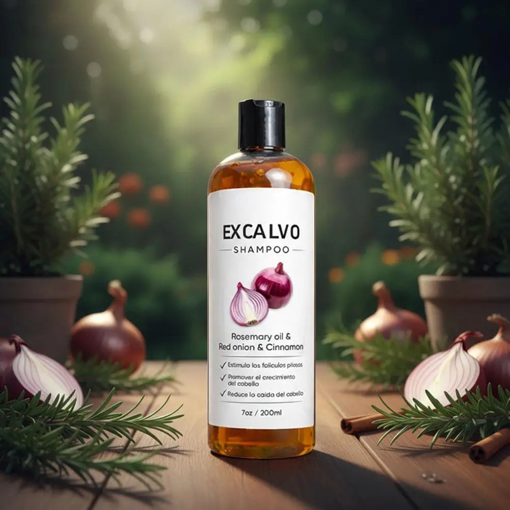 Rosemary Red Onion Hair Shampoo 200ml Strengthens Hair Roots Reduces Hair Loss Deep Cleansing Nourishing Hair Care Products NEW