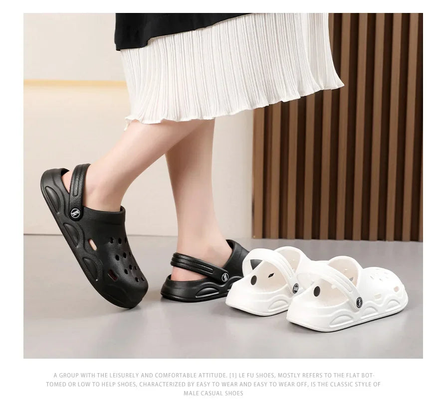 Fashion Sandals Waterproof Slippers Women men Shoes Summer Outdoor Slides Soft Sole Garden Shoes Indoor Nursing Clogs Sandals