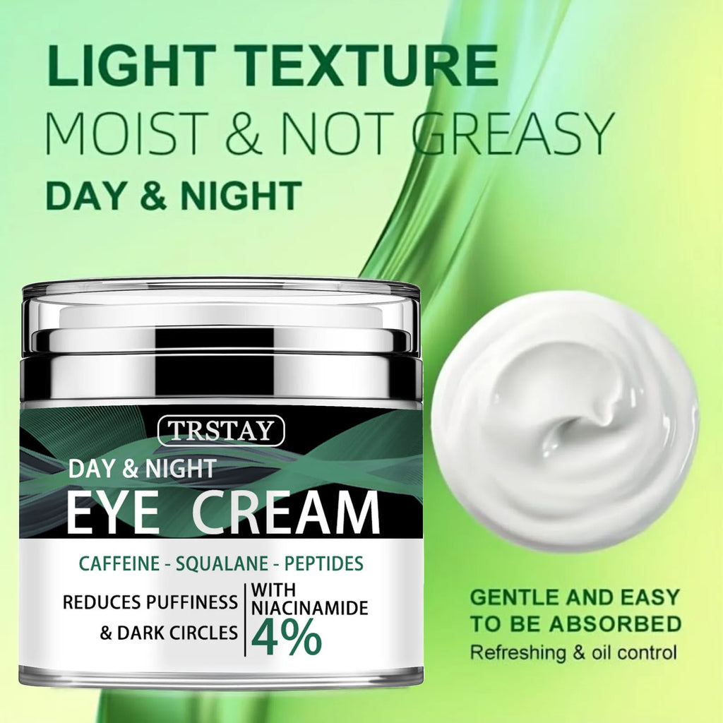 Caffeine Eye Cream for Puffiness and Bags Under Eyes Daily Anti-Wrinkle