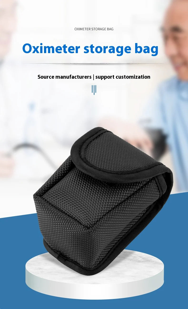 JUSTLANG Storage Box For Oximeter Reasonable Layout of Tool Bag Pouch Bags to Pack Products Travel Essentials Kit Protective Bag