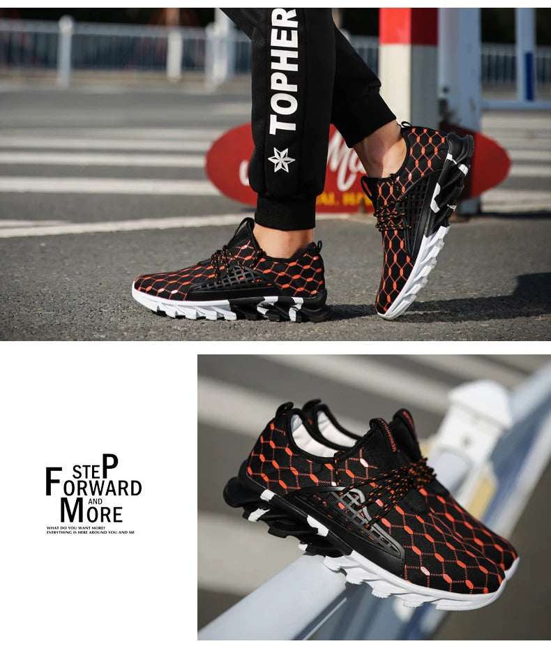 Men's Sports Shoes Breathable Casual Walking Shoes Men's Fashion Clothing Tennis Sports Shoes