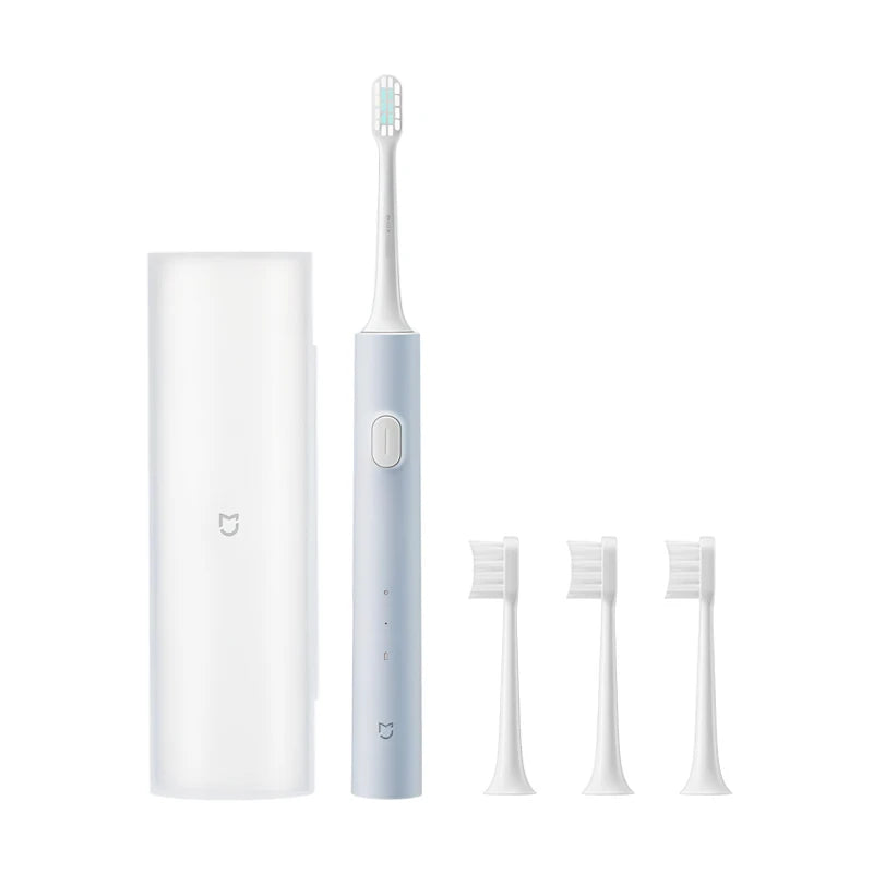 MIJIA T200/T200C Sonic Electric Toothbrush,USB‑C 25 Day Battery,IPX7 Waterproof,2 Mode,2 Brush Heads,Whitening Toothbrush