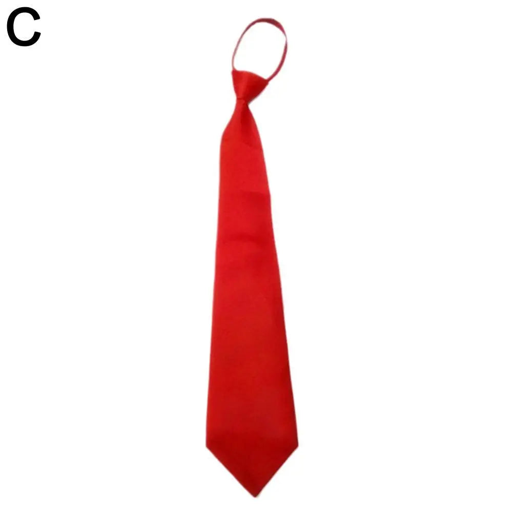 Unisex Zipper Tie For Man Woman Black Clip On Men Tie Security Ties For Clothes Neckties Uniform Suit Ties for Wholesale