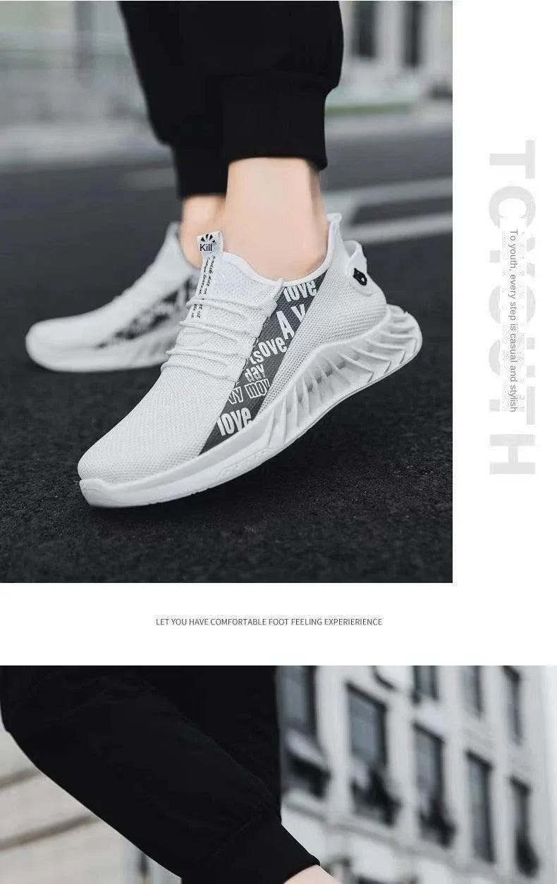 Sneakers for Men Fashion Men's Casual Sneakers Comfortable Breathable Running Tennis Shoes Zapatillas De Hombre