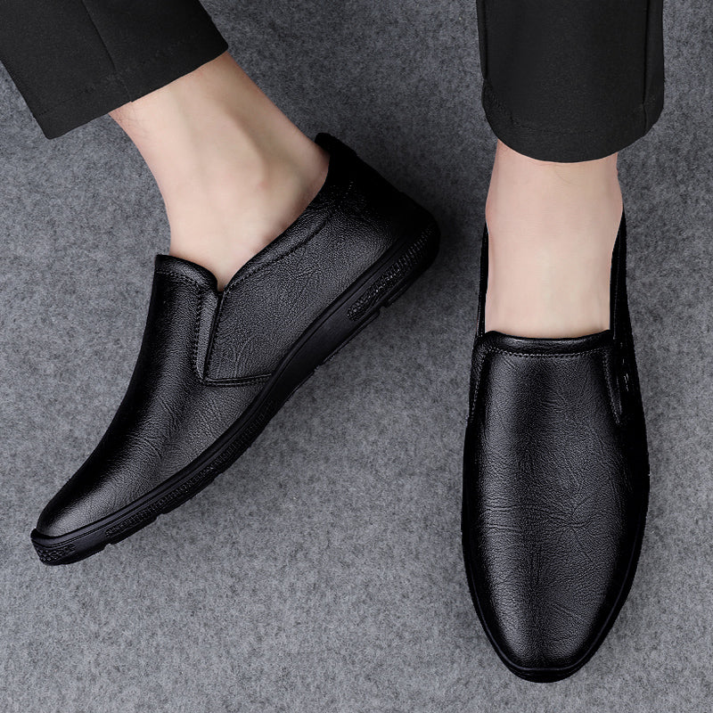 Leather Men Casual Shoes Breathable Soft Sole Office Loafers Shoes Men Designer Shoes Men Italian Brand Moccasins Zapatos Hombre