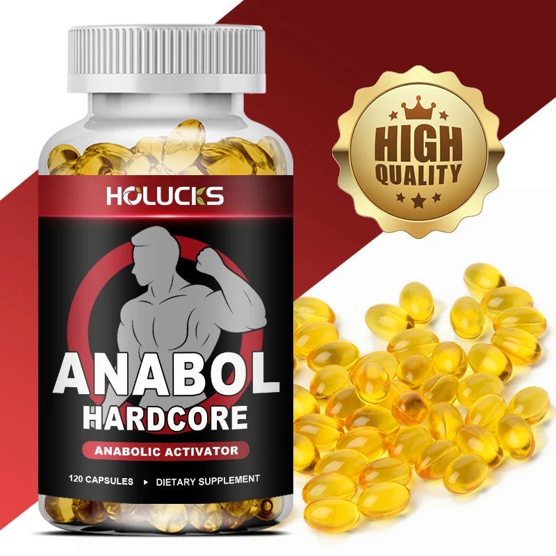 Anabol Hardcore Supplement, Muscle Growth,  for Men To Build Lean, Dense, High, Performance Enhancing, Support Overall Health