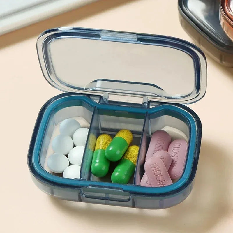Mini Mini Medicine Box Portable Outbound Travel Medicine Dispenser Pill Storage Box Pills Organizer Case Medicine Organizer